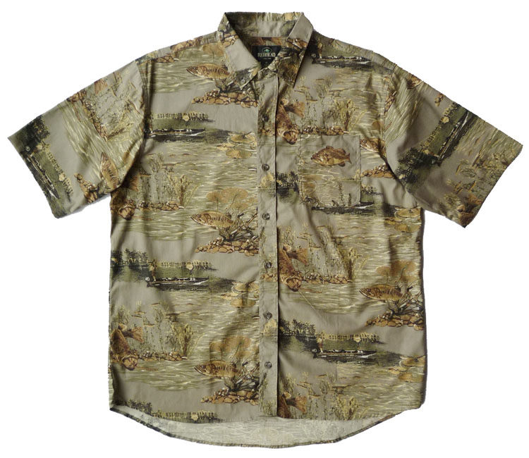 胸128-136加大码男款夏季欧码 夏威夷沙滩钓鱼短袖印花衬衫1142