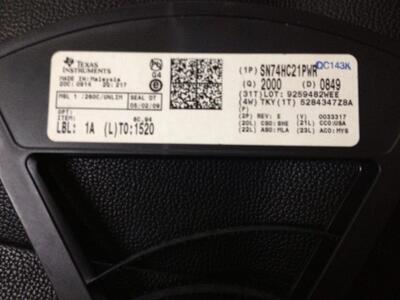 原装现货  TI SN74HC21PWR TSSOP-14 08年