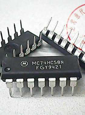 MC74HC58N   MOT  74HC58【原装】赛格市场G332室实体店 现货