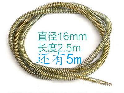 疏通机配件疏通弹簧尖引前端导长