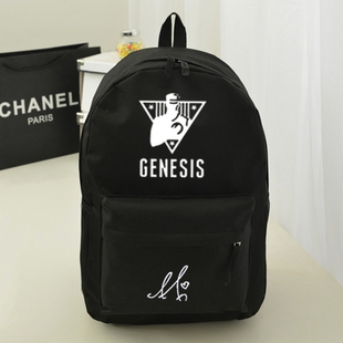 林俊杰 同款 周边 应援新地球 学院风夜光背包 双肩包学生书包