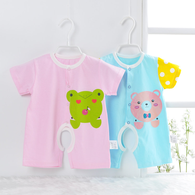 Baby clothes clothing Summer leotard men and women Baby climbing clothes Summer wear Newborn Supplies Short sleeved Open file Romperin the Children/Baby/Family fitted , Jumpsuit/Climbing clothes/Romper  category - from Buy2taobao.com to provide professional Taobao agent buy service