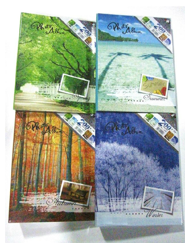唯美风景相册相簿影集 春夏秋冬 6寸200张(随机发货)