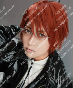 COS假发 橘红色 神幻拍档 GHOST 泰德克莱恩 死神  蓝染