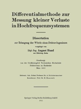 【预订】Differentialmethode Zur Messung Klei...