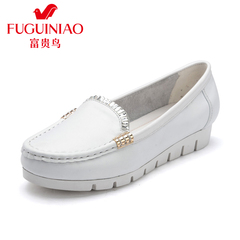 Rich bird spring 2015 with casual shoes leather shoes girls female Korean tidal platform shoes shoes women