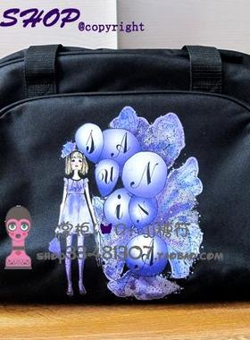 Anna sui安娜苏小魔女My dolly黑色旅行箱拉杆箱行李箱旅行袋