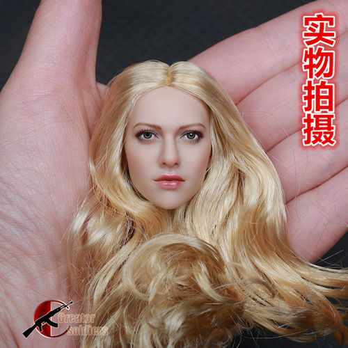 森哥 1:6 兵人 KIMI 欧美女头雕  KT004  适合HT VC 钢骨素体