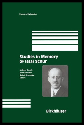 【预售】Studies in Memory of Issai Schur