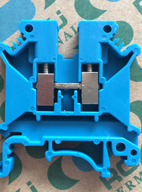RJ1 UK5N-TL蓝色/品牌接线端子/4平方/全体铜件/V0阻燃/直销批发