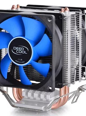 AVC四热管CPU散热器amd 6热管风扇 1155 1366 2011（10个起包邮）