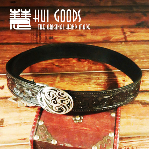 【HUIGOODS】唐草雕刻平滑扣男士腰带意大利植鞣真皮手缝定制黑色|msdalam kategori Aksesori/Belt kulit/Hat/Muffler, tali pinggang/tali pinggang kulit/pinggang - dari Buy2taobao.com untuk memberikan perkhidmatan ejen Taobao profesional membeli