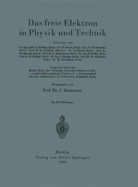 【预订】Das Freie Elektron in Physik Und Technik