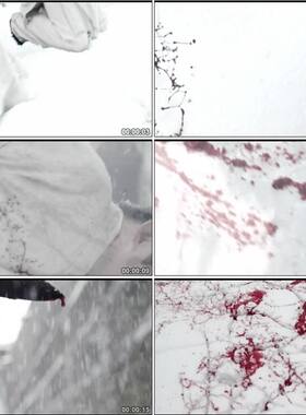 中国古代砍头斩首刑法酷刑冬天下雪高清实拍视频素材