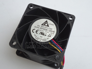 PFR0612DHE 6CM 12V 6038 高转速汽车增压暴力风扇 2.40A 台达