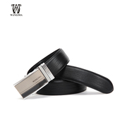 Wan Lima automatic buckle leather belt belts men's leather belts business casual versatile men's belts