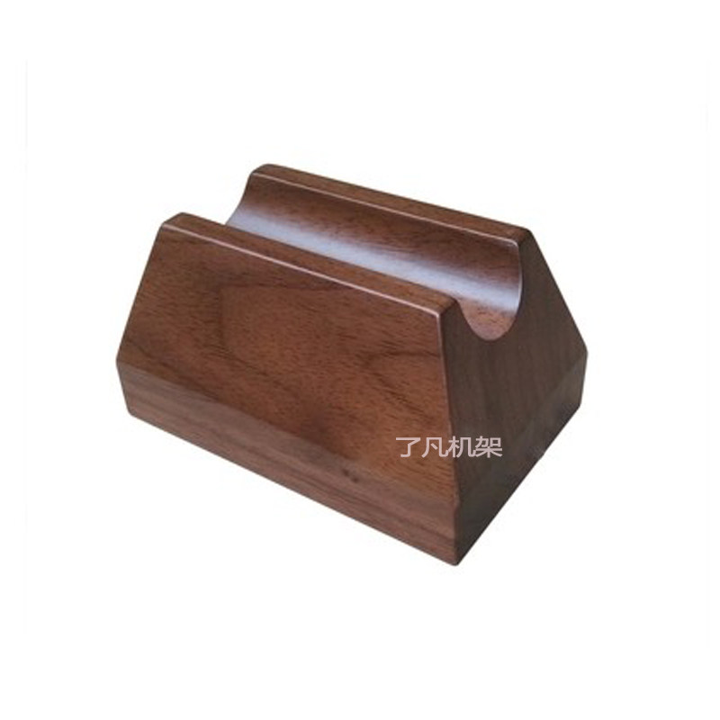 帝义了凡机架XZ胡桃木过线座专业HiFi避震实木吸震线托线材支盖布