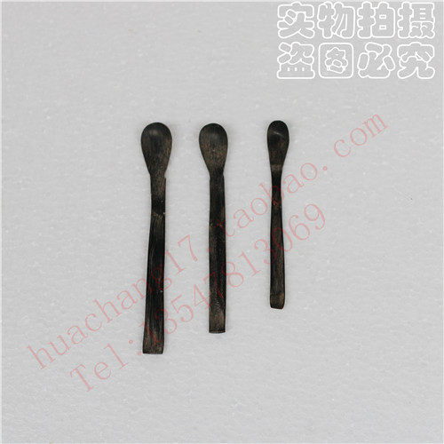 牛角药勺3支组/11-13CM大号