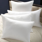 450纱织纯棉贡缎 美国拥软 800蓬松度欧洲白鹅绒 手工羽绒枕