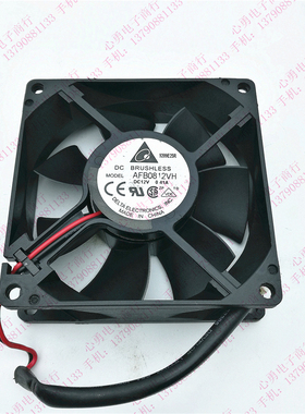 原装Delta/台达 AFB0812VH 12V 0.41A 8025双滚珠机箱散热风扇8CM