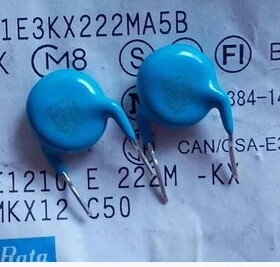 电容 KX222M X1Y1 瓷片电容 AC250V 400V交流 X1安规电容