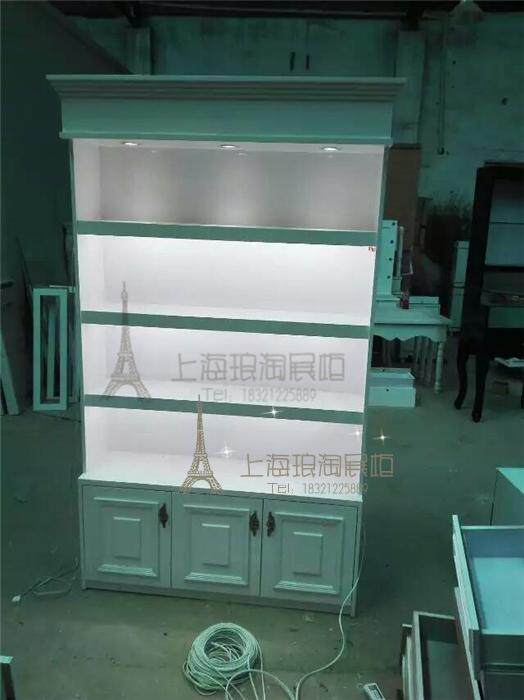 欧式化妆品展示柜美容院专柜 护肤品货架饰品展柜化妆品高柜背柜