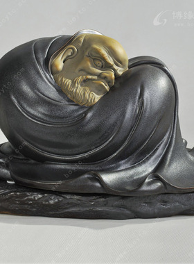 德化陶瓷达摩商务礼品人物雕塑