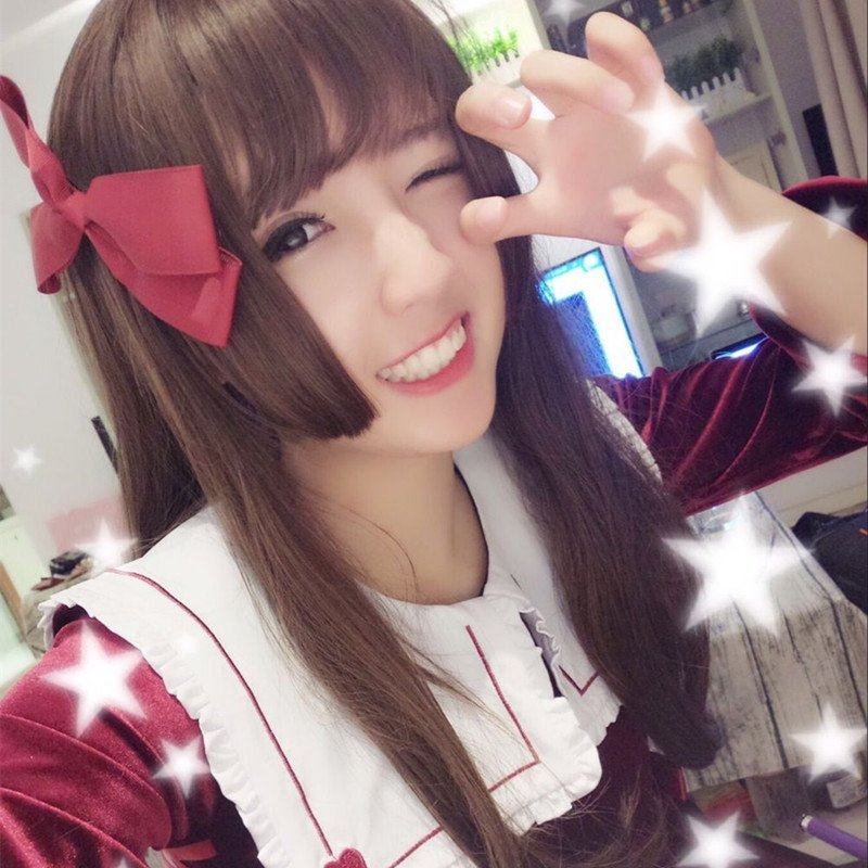 Perruque Long cheveux raides - Ref 2611482 Image 1