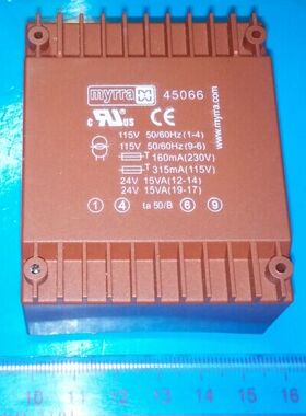 原装进口稳压电源整流 MYRRA 45066 30VA 115V 230V 2x24V