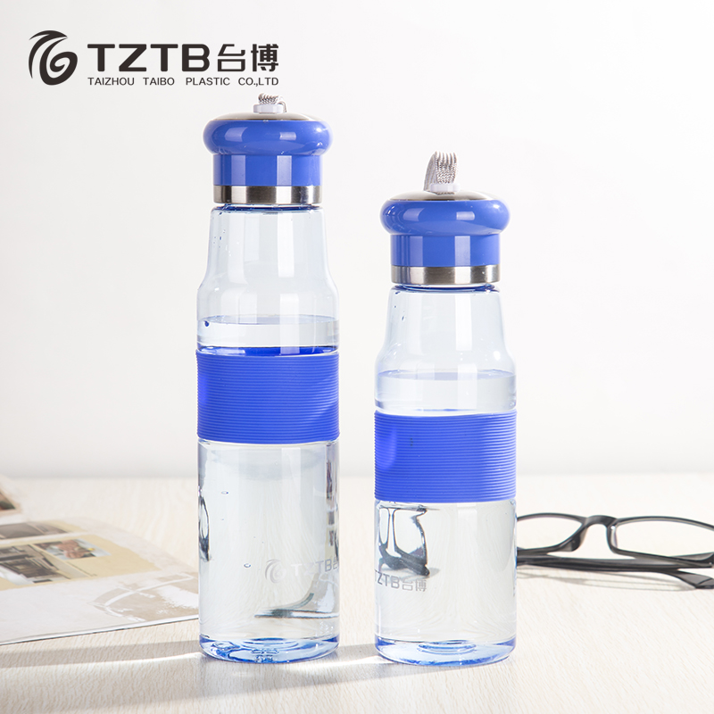 台博透明太空杯大容量带盖夏季