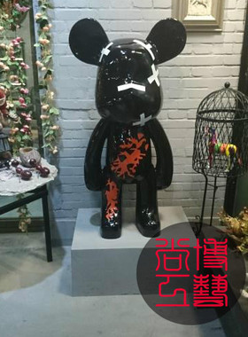 动漫暴力熊游乐园定做人物雕塑