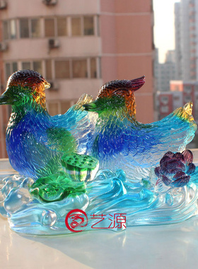 琉璃摆件创意朋友同事风结婚礼品