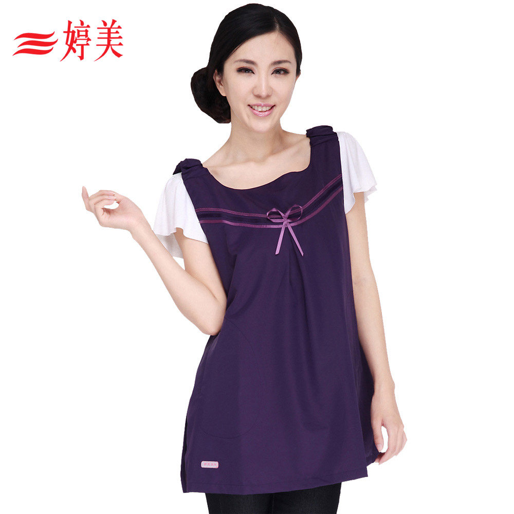 婷美康美婷专柜正品孕妇防辐射服大码孕妇装纳米复合双层可拆洗