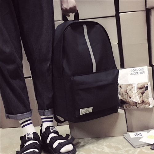 ulzzang书包男双肩包帆布背包情侣包双肩包男女帆布潮牌