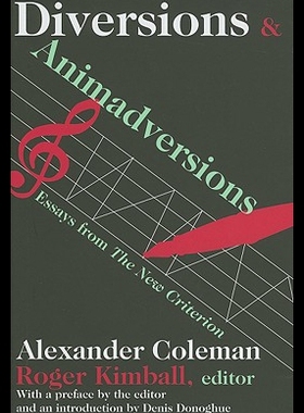 【预售】Diversions & Animadversions: Essays from the New