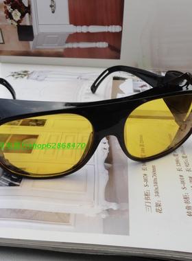 劳保防护眼镜黄色防飞溅电焊茶色打磨平光防尘夜用增光骑行护目镜