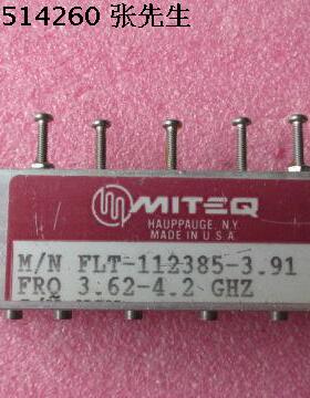MITEQ FLT-112385-3.91 3.62-4.2GHz SMA RF 射频同轴带通滤波器