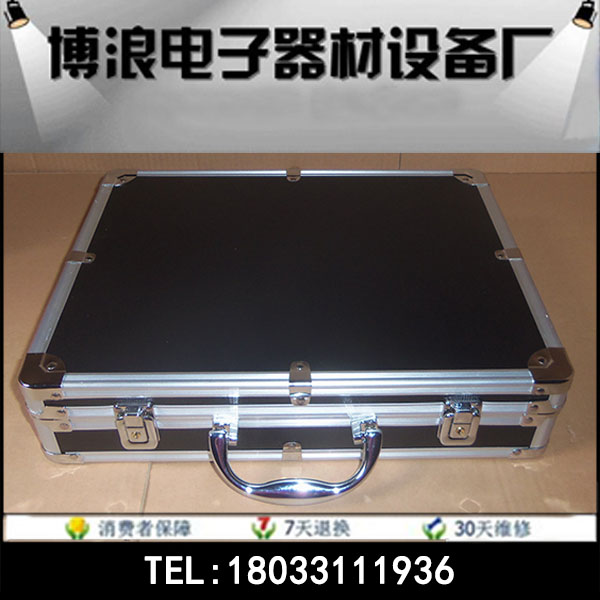 一拖一无线话筒盒子 无线麦克风专用铝箱子 一拖二咪手提工具箱