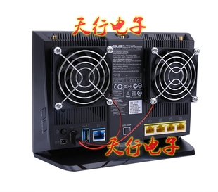 AC1900p路由器散热风扇usb静音CPU降温 ac86u 华硕rt ac68u