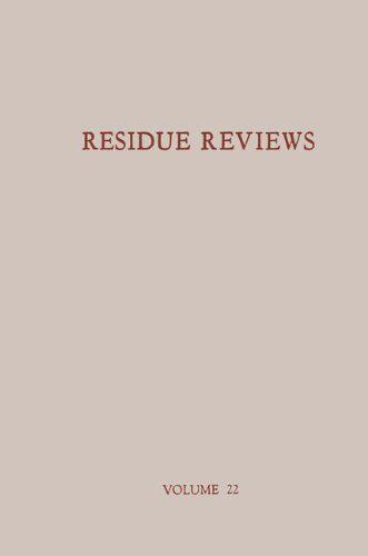 【预售】Residue Reviews / Ruckstands-Berichte: Residue...