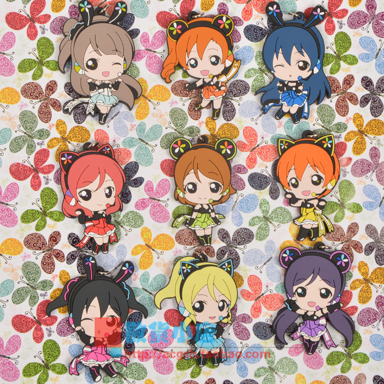 正版散货 橡胶挂件 包邮动漫周边 电玩觉醒lovelive!