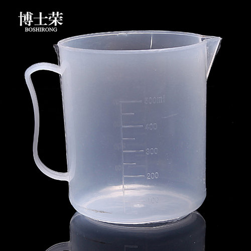 塑料透明杯500ML  1L  1.5L 2L 1000ML1500ML2000ML毫升称量工具刻度杯液体量杯烘焙工具塑料滴管量筒带把手