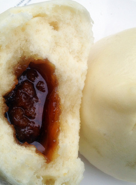 板油馒头浙江临海台州府城白水洋特产现做现发老面红糖汤包子营养