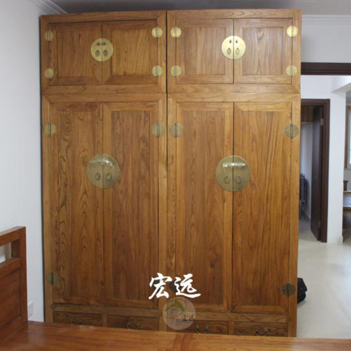 老榆木顶箱大柜宏远现货