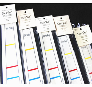 指位贴标签 美国Don 大提琴指板把位贴 Fret 初学大提琴用