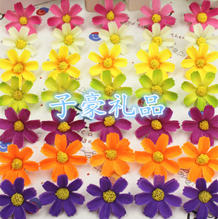 跳兰菊 饰假花餐桌摆设干花 仿真花头 绢花 仿真花家居客厅装