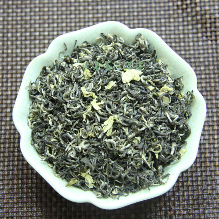 新茶茶叶四川茉莉花茶花茶峨眉山茶甘露瑞雪250g散装茶包邮飘雪茶