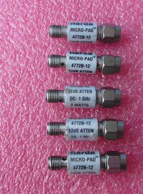 4772B-12 narda DC-1GHz 12dB 2W SMA 射频微波同轴高固定衰减器