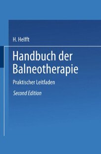 【预订】Handbuch Der Balneotherapie: Praktis...
