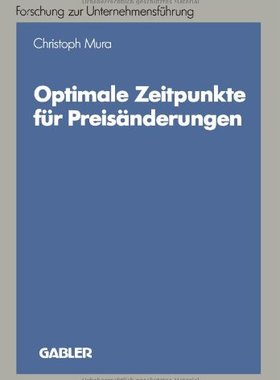 【预售】Optimale Zeitpunkte Fur Preisanderungen